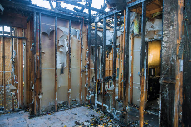 Professional Soot Cleanup technician working in Fair Haven, NY